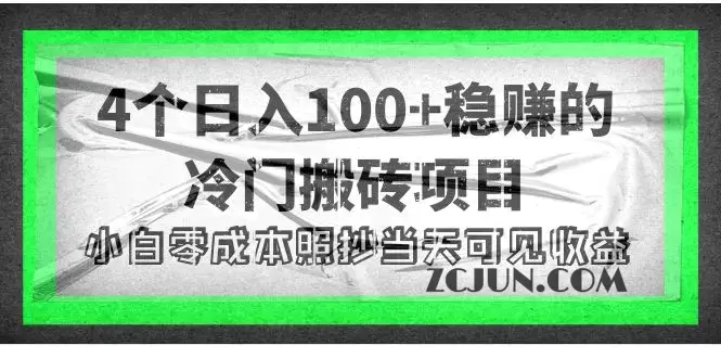 1666060042-905928d95cf928d 4个稳赚的冷门搬砖项目,每个项目日入100+小白零成本照抄当天可见收益