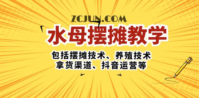 1679201927-96a03c26f0b65b4 水母·摆摊教学,包括摆摊技术、养殖技术、拿货渠道、抖音运营等