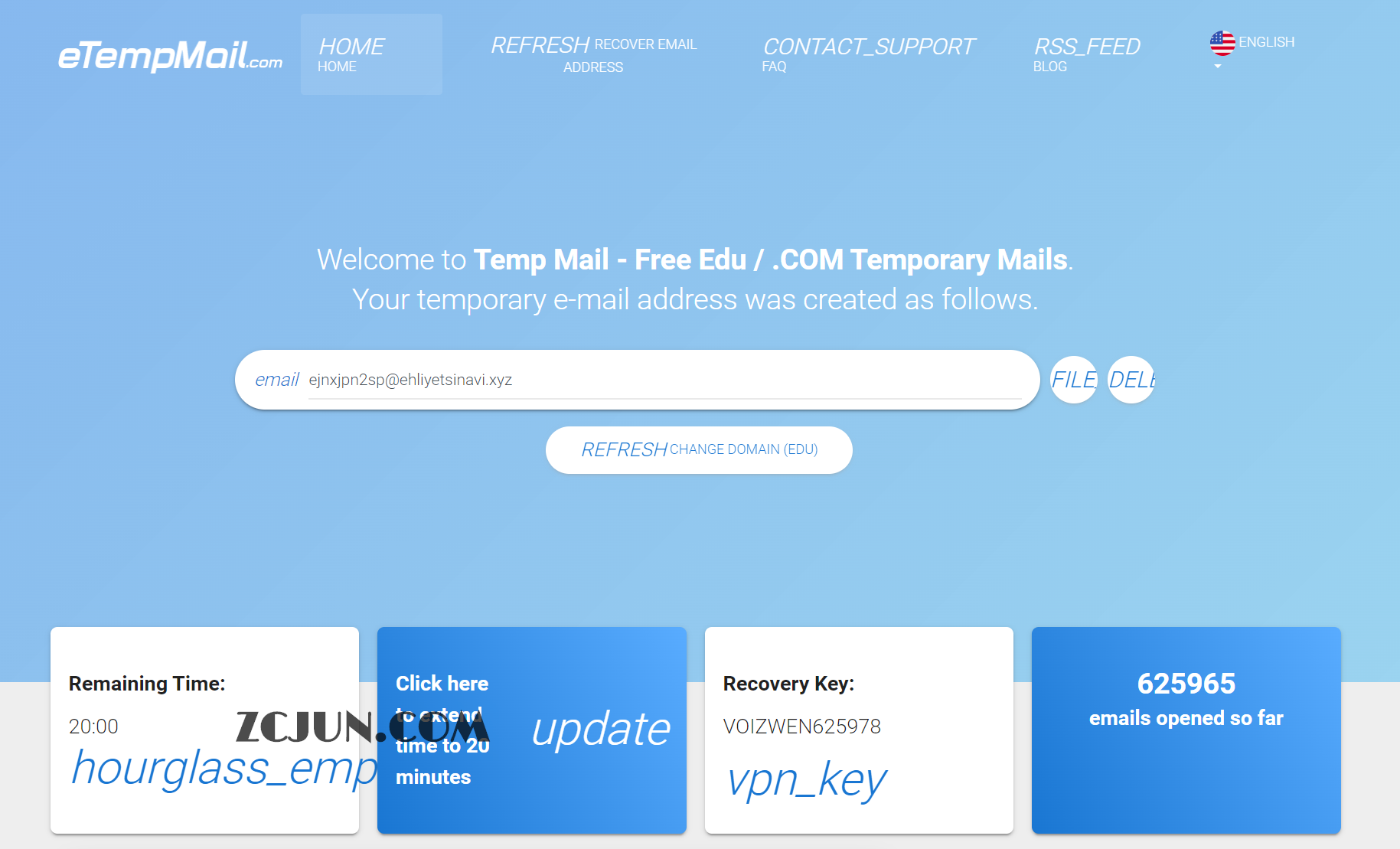 eTempMail-免费临时教育邮箱