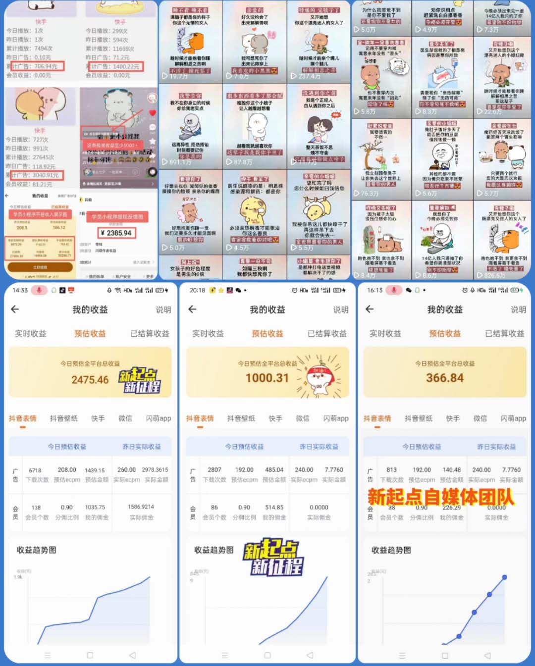 1681203146-0ad7d3634f917da 动态背景表情包取图小程序,1万播放量收益10~15元,一条大热门赚几千上万