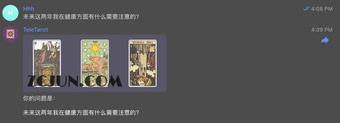 TeleTarot-免费塔罗牌占卜机器人 基于 GPT-4
