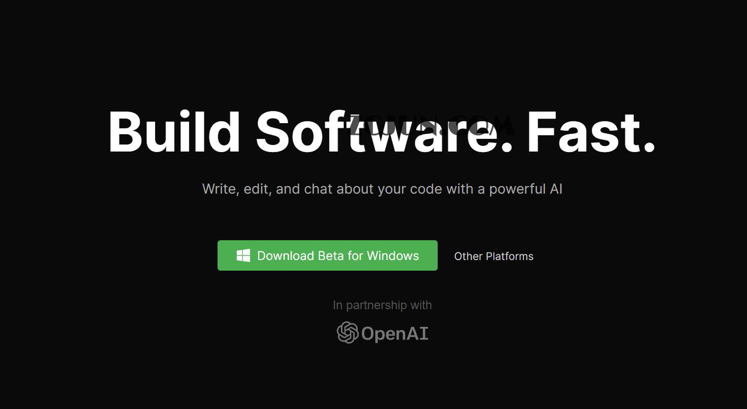 Cursor-AI人工智能代码生成器 支持OpenAI