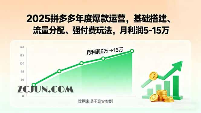 5a6bb759085ee89 2025拼多多年度爆款运营,基础搭建、流量分配、强付费玩法,月利润5-15万
