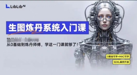 b44dc962a8e5035 LibLibAI哩布哩布生图炼丹系统入门课,从生图到炼丹,只学这一门就够了