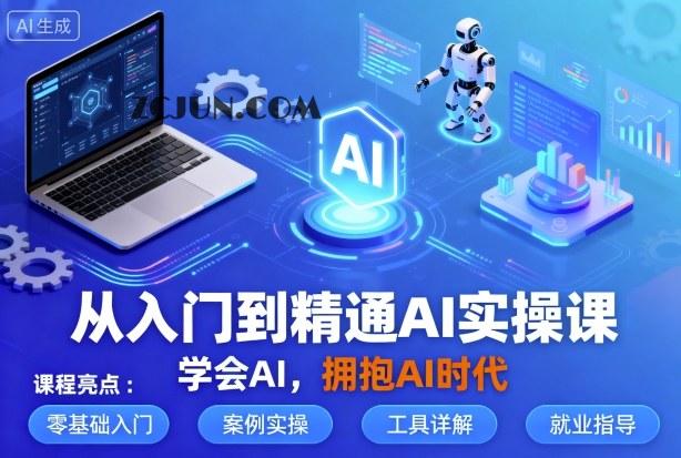 b927d4f697d142f 从入门到精通AI实操课,学会AI,拥抱AI时代