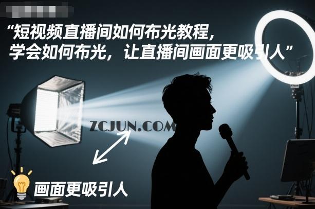 041b8c9d762839b 短视频直播间如何布光教程,学会如何布光,让直播间画面更吸引人
