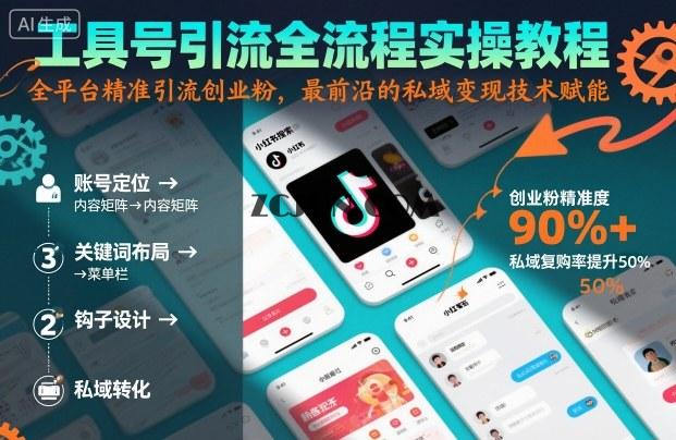 355da41caa4f65d 工具号引流全流程保姆级实操教程,全平台精准引流创业粉,最前沿的私域变现技术赋能