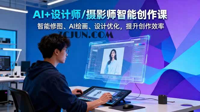 95b235f464fa527 AI+设计师/摄影师智能创作课:智能修图、AI绘画、设计优化,提升创作效率