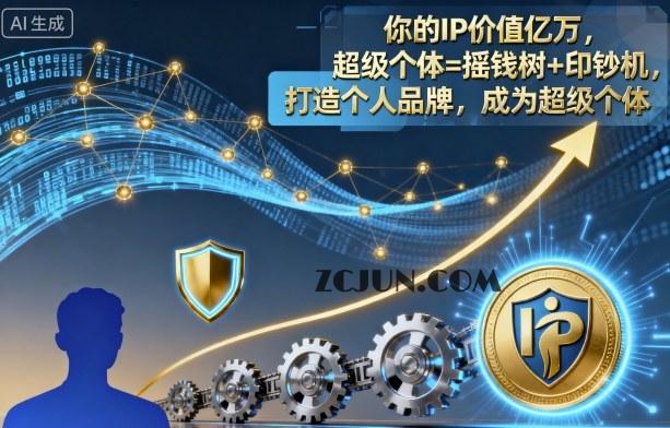 d77897c7c92c22c 你的IP价值亿万,超级个体=摇钱树+印钞机,打造个人品牌,成为超级个体