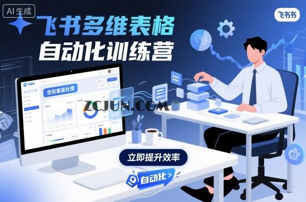 f960f0bb84a6eae 飞书多维表格自动化训练营,手把手教你告别重复处理,用多维表格开启高效办公新模式