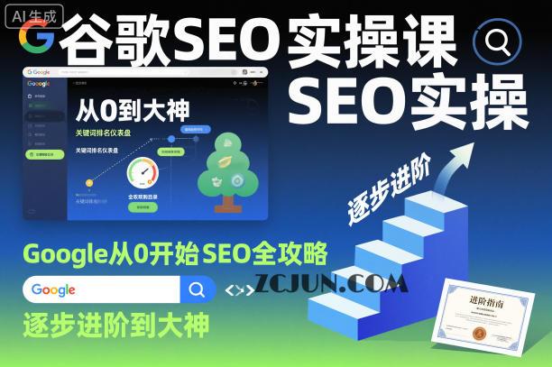 谷歌SEO实操课,Google从0开始SEO全攻略,逐步进阶到大神