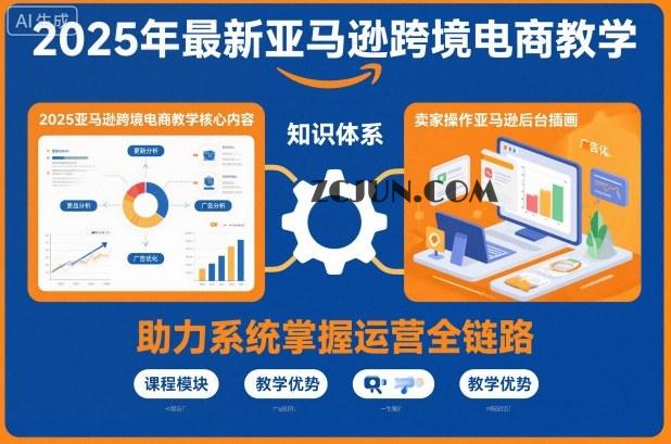 f1789bd75cc1581 2025年最新亚马逊跨境电商教学,助力卖家系统掌握亚马逊运营全链路知识
