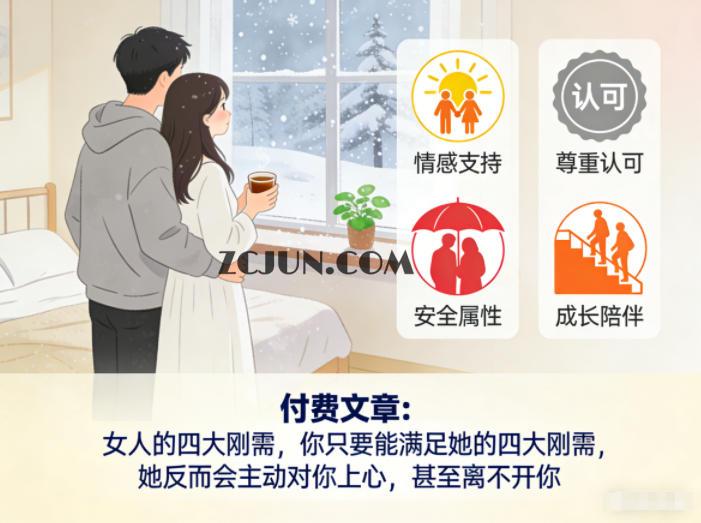 766a18a41184295 付费文章:女人的四大刚需,你只要能满足她的四大刚需,她反而会主动对你上心,甚至离不开你