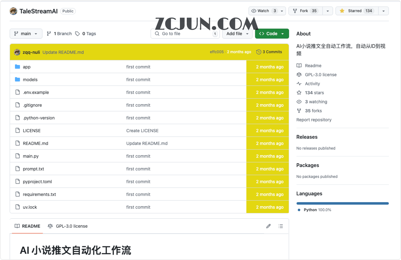 TaleStreamAI :AI 小说推文到视频的自动化工作流程