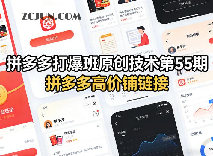 拼多多打爆班原创技术第55期,拼多多高价铺链接