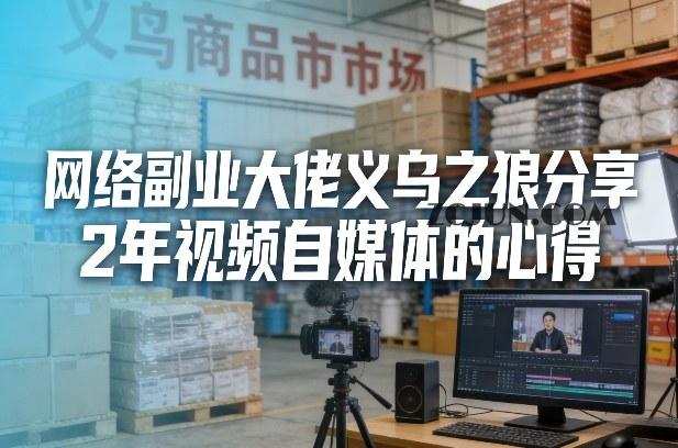 网络副业大佬义乌之狼分享2年视频自媒体的心得【文档】