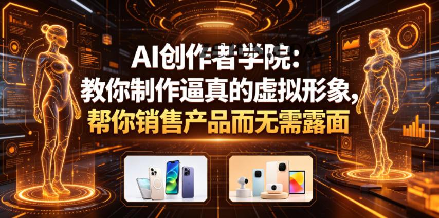 AI创作者学院:教你制作逼真的虚拟形象,帮你销售产品而无需露面【原创双语字幕】