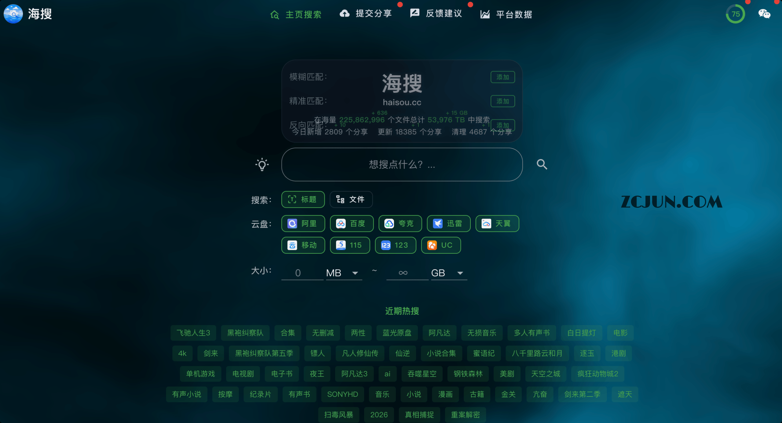 海搜 (Haisou):在线网盘资源搜索工具