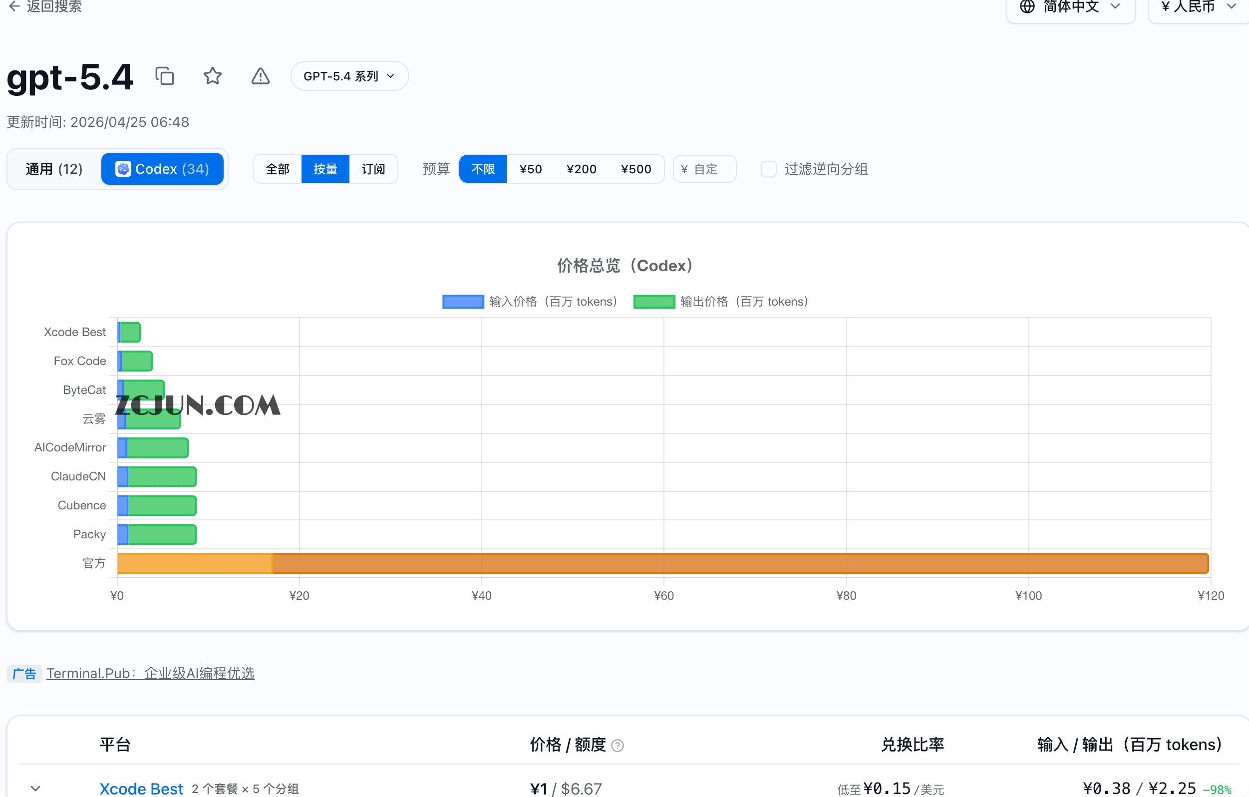 GetCheapAI(AI模型比价) :一款全方位的 AI 模型价格查询与对比工具。支持快速检索各大主流 LLM 平台的 Token 价格,助你找到性价比最高的 API 方案