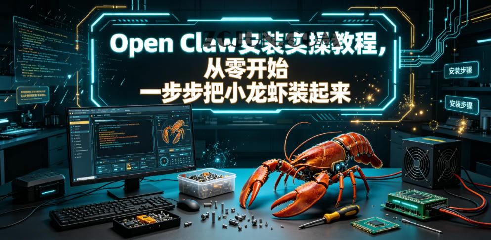 Open Claw安装实操教程,从零开始一步步一步步把小龙虾装起来