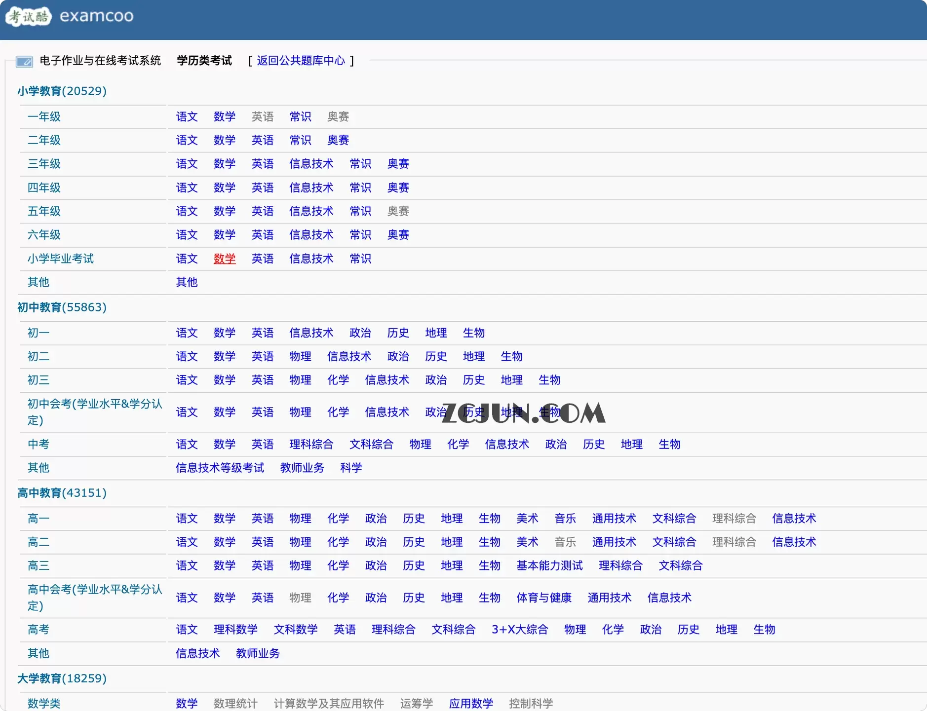 考试酷 (examcoo):300万份试卷免费刷,零门槛搭建线上考试系统