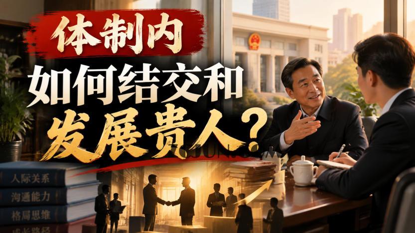 某公众号付费文章:体制内,如何结交和发展贵人?