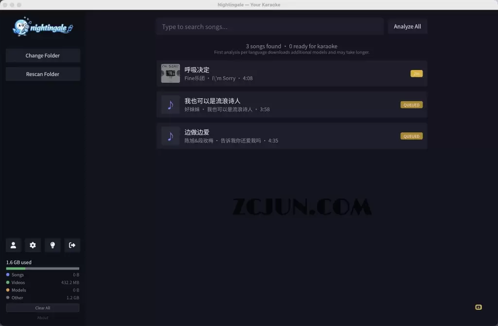 Nightingale 夜莺:开源 AI 驱动卡拉 OK 工具,将任意本地音乐秒变 K 歌房