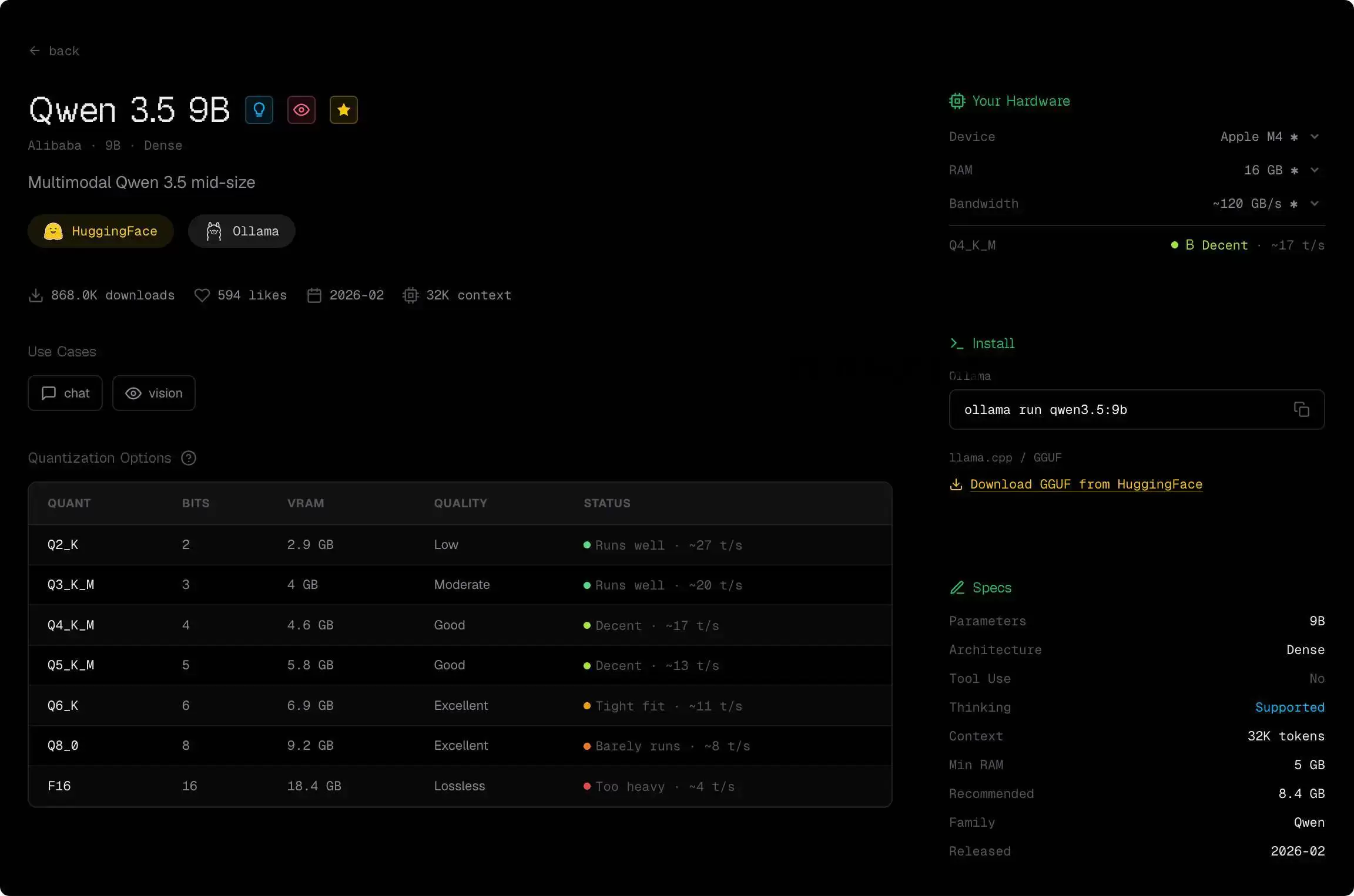 CanIRun.ai：一键检测硬件性能，精准预估你的电脑能跑哪些 AI 大模型