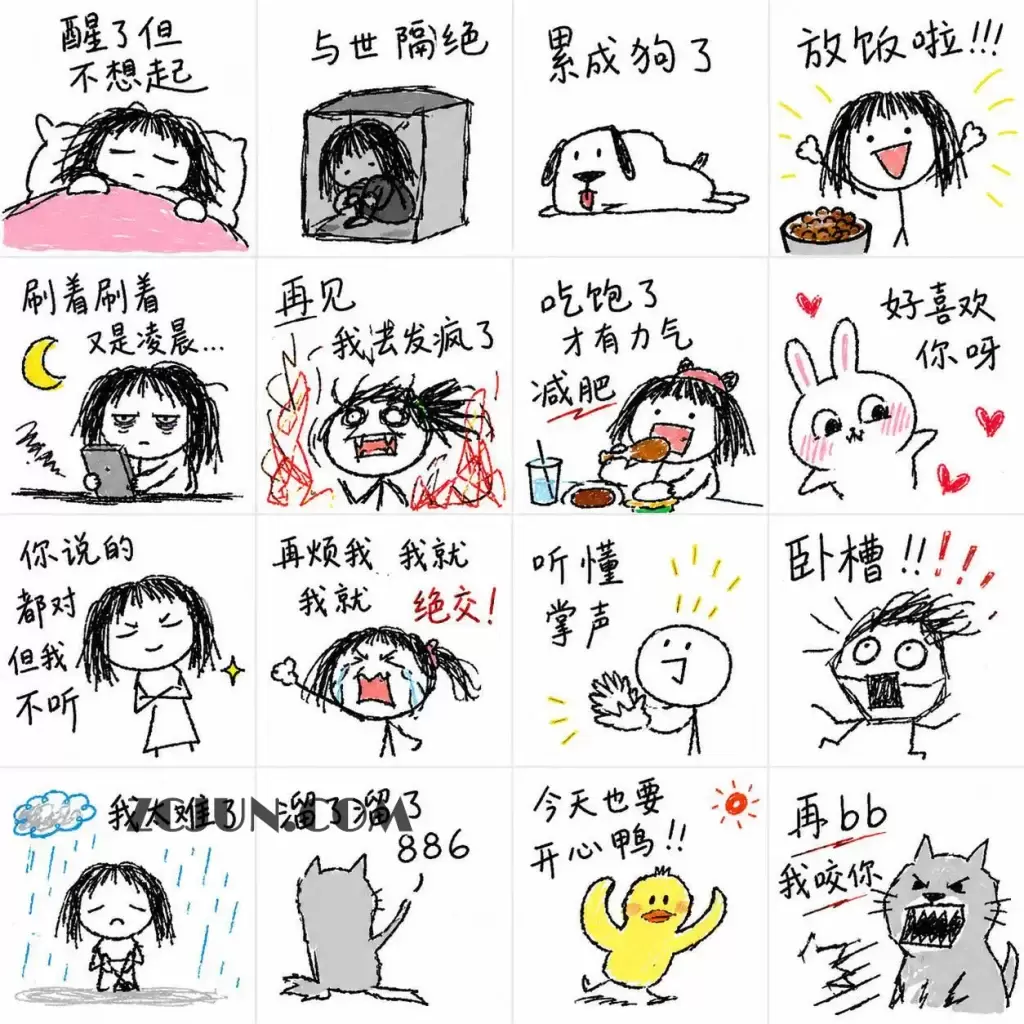 提示词分享：chatGPT gpt-image2表情包提示词